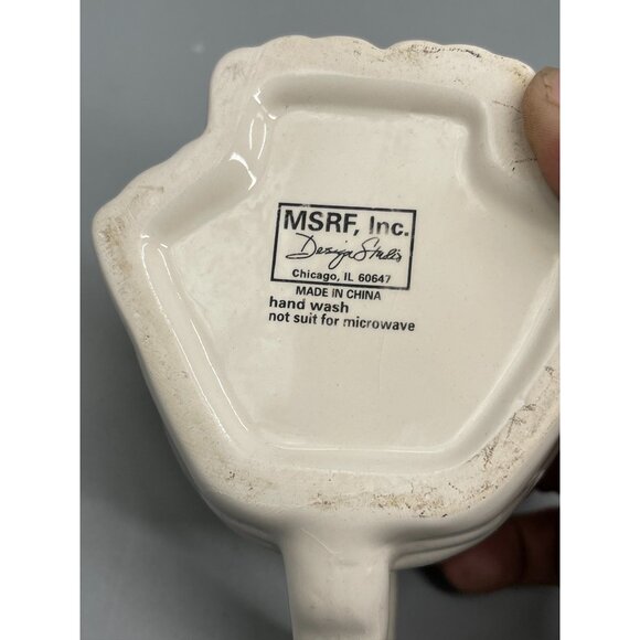 MSRF inc. cup scotty dog lid handle bandana glass red white black length 7" READ - Picture 7 of 9